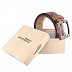 Men's Genuine Leather Belt- Brown | Pin buckle